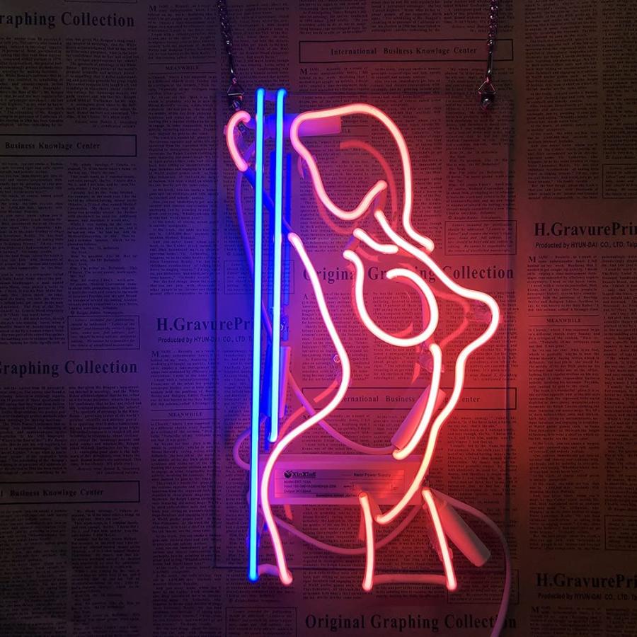 Sexy Lady Neon Signs ネオンガラス管（ネオン管 セクシーカクテル LED 