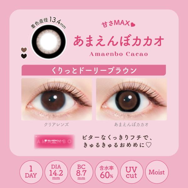 10枚入 エバーカラーワンデーミリモア 1日使い捨て 終日装用 新木優子 カラコン 度あり 度なし EverColor 1day MILIMORE ポスト投函 |  | 06