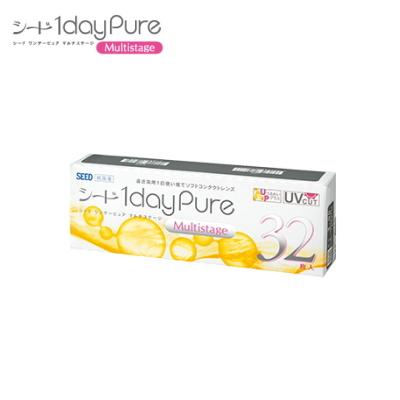 遠近両用コンタクトレンズ シード SEED ワンデーピュア マルチステージ 32枚入り 1dayPure 1日使い捨て 日本製 ポスト投函便30 | 