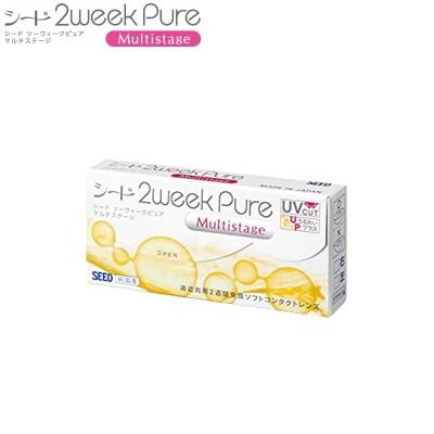 遠近両用コンタクトレンズ シード SEED 2ウィークピュア マルチステージ 6枚入り 2weekPure 日本製 ネコポス発送 | 