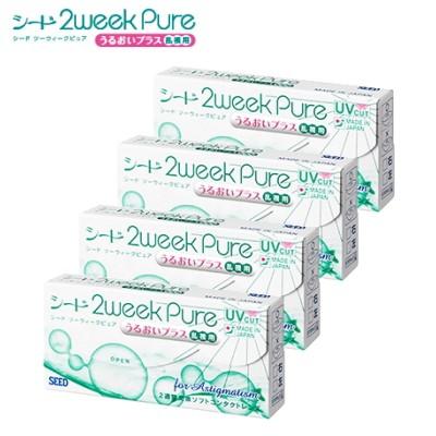 4箱 乱視用コンタクトレンズ シード SEED 2ウィークピュアうるおいプラス乱視用 6枚入り 4箱 2weekPure 日本製 ポスト投函 | 