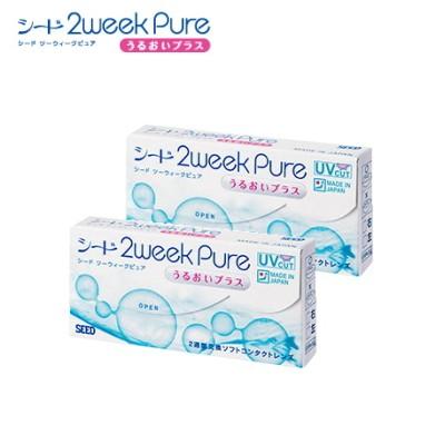 2箱 シード SEED 2ウィークピュアうるおいプラス 6枚入り 2箱 2weekPure 日本製 ポスト投函 | 