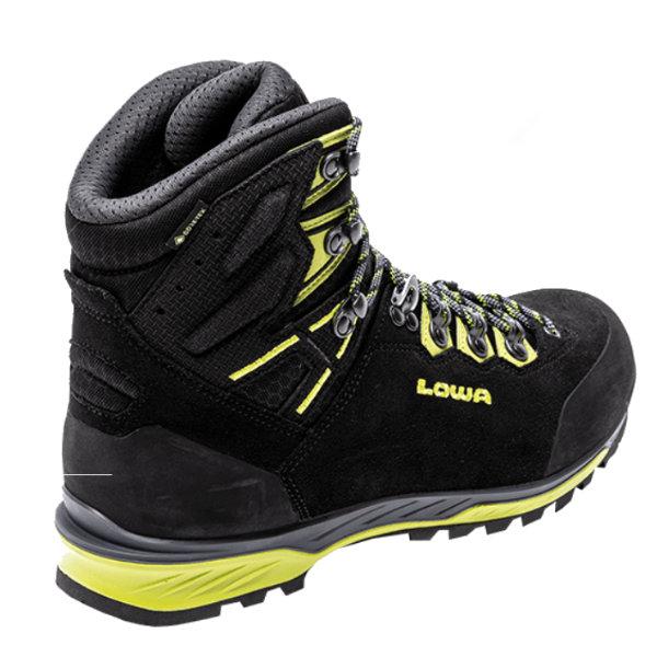 LOWA(ローバー)ティカムEVO GT WXL ブラック×ライム/UK9.0/L210609-9903-9  トレッキング用 靴 ブーツ アウトドア　登山靴 トレッキングシューズ｜od-yamakei｜02