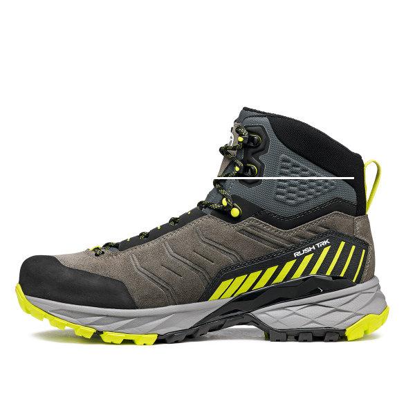 SCARPA(スカルパ) ラッシュトレック GTX/チタニウム/43 SC22067  トレッキング用 靴 ブーツ アウトドア　登山靴 トレッキングシューズ｜od-yamakei｜02