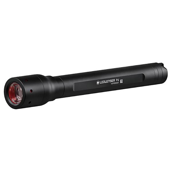 LEDLENSER レッドレンザー P6 トーチ 43090 ブラック 懐中電灯 ハンディライト アウトドア 釣り 旅行用品 LEDタイプ アウトドアギア｜od-yamakei