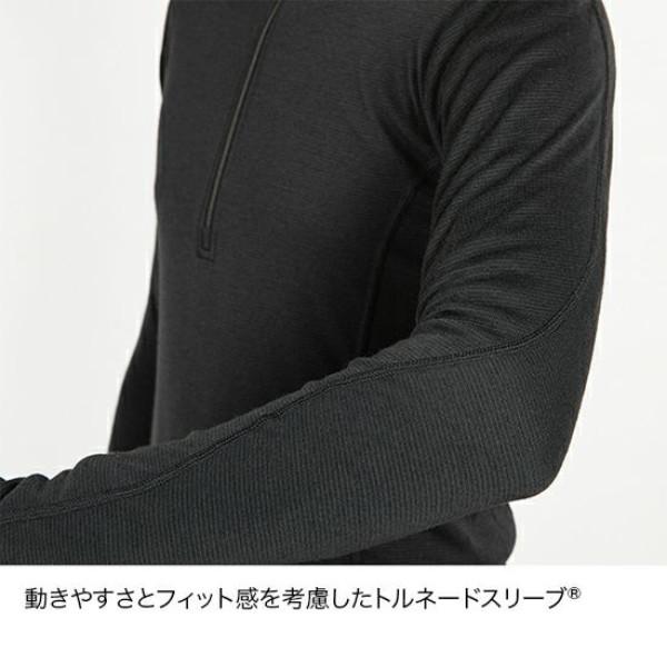 finetrack(ファイントラック) Mｓメリノスピンライトジップネック/BK/S FUM0722  長袖シャツ トップス アウトドアウェア　Tシャツ｜od-yamakei｜04