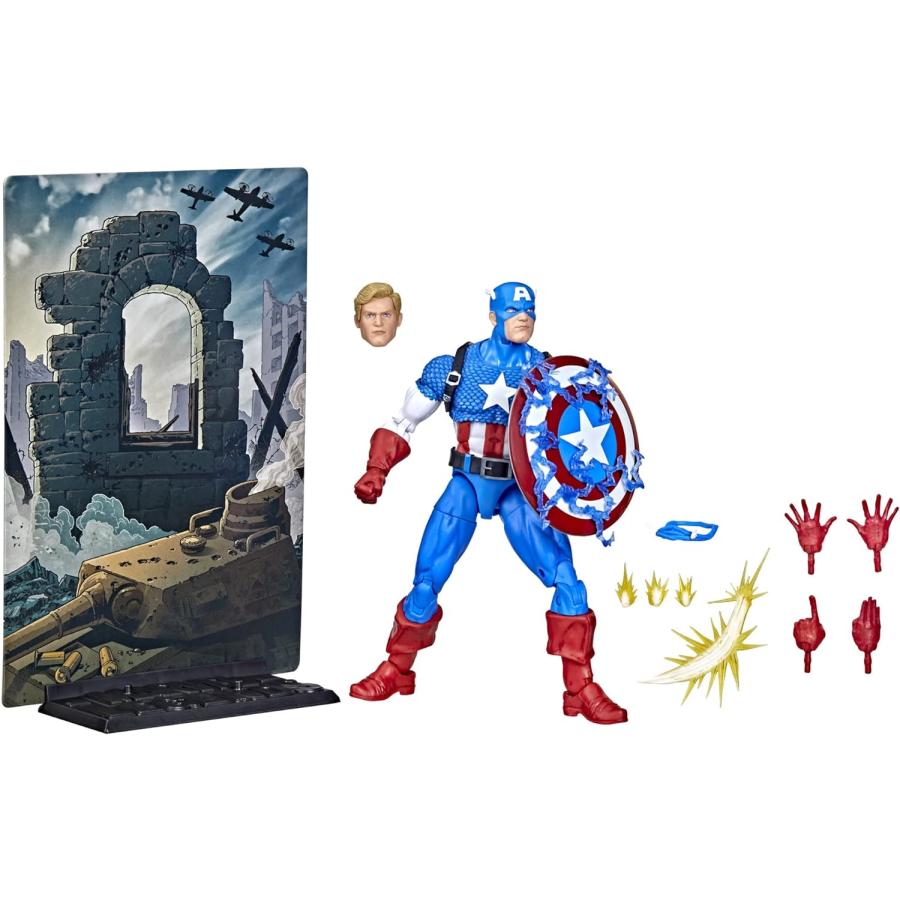 MARVEL マーベル レジェンド シリーズ 第1弾 キャプテン・アメリカ F3439 正規品 6インチアクションフィギュア｜oda-importshop｜03