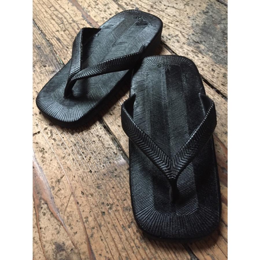 雪駄さん（セッタサン）冴えのブラック : 小田原マツシタ靴店 - 通販