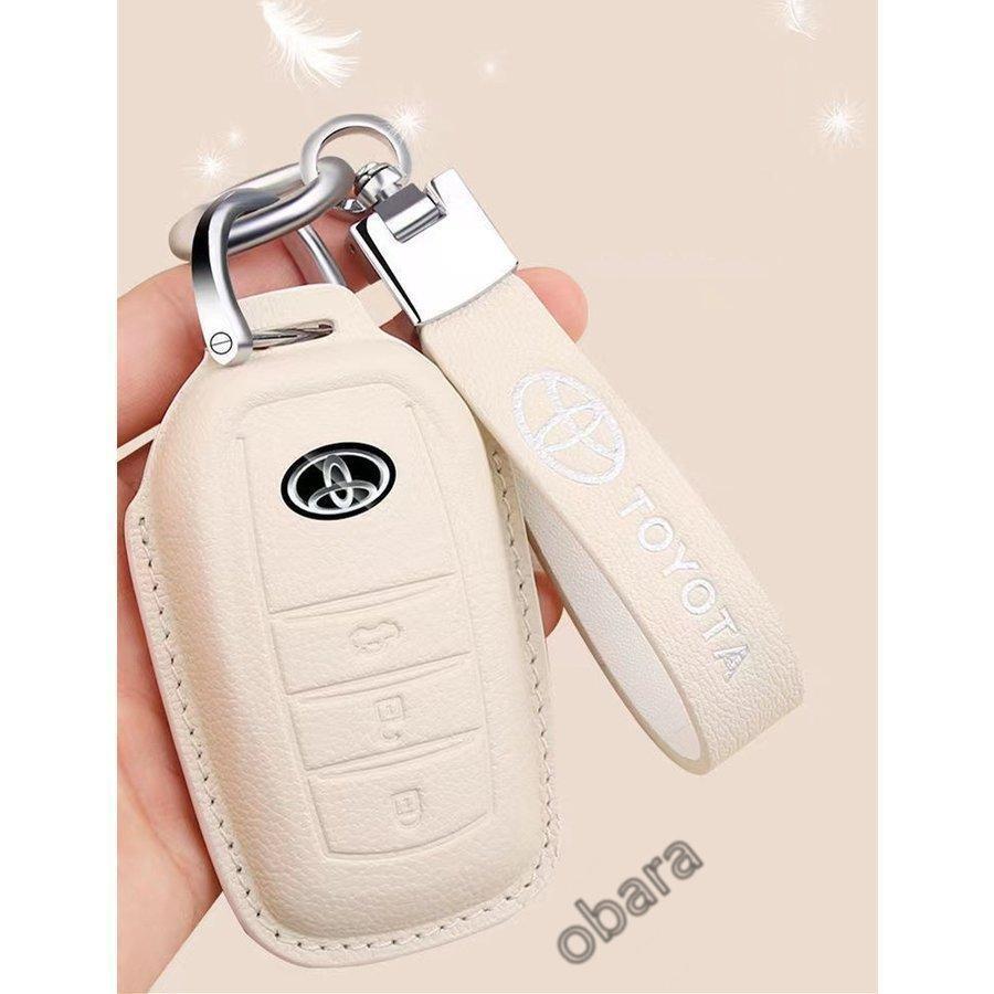 10周年記念イベントが トヨタ スマートキーケース 本革 TOYOTA ヤリスクロス ハイラックス 新型 クラウン Toyota C-HR 50系 プリウス 高級 キーホルダー キーカバー おすすめ TOYOTA C-HR カラビナ