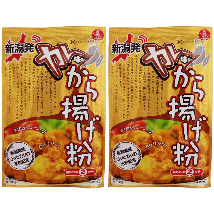 カレー味 から揚げ粉 80g 2袋 新潟発 ソウルフード 丸榮製粉 メール便 お試し Karekaraageko2set 新潟産地直送 小竹食品 通販 Yahoo ショッピング