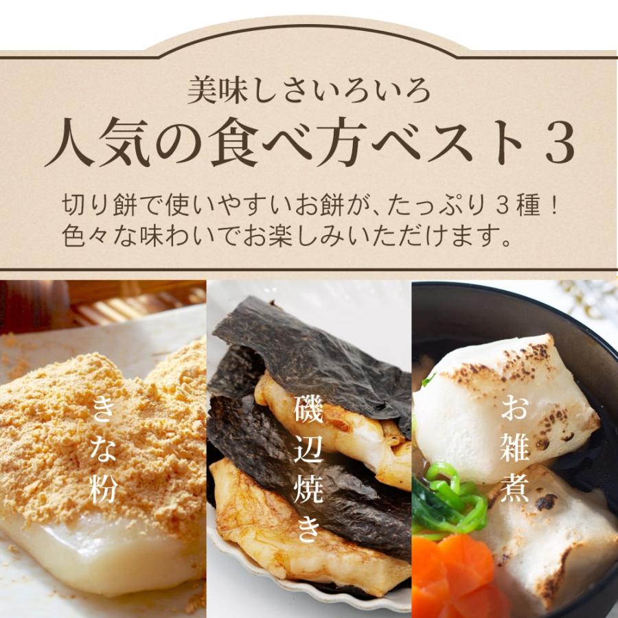 切り餅 数量限定 高級お餅食べ比べセット 魚沼産こがね餅×1 十日町黄金