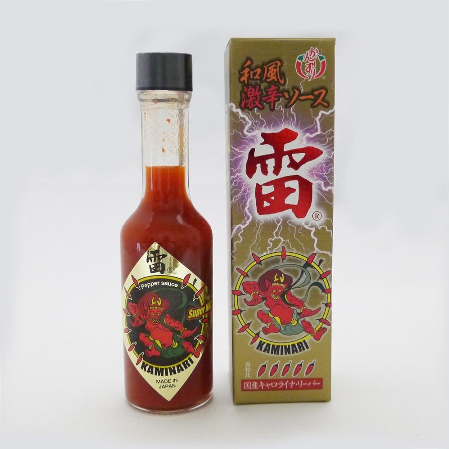 和風激辛ソース 雷 金 赤 青 3本セット 60ml 3本 ハバネロ キャロライナ リーパー かんずり Wafugekikara3set 新潟産地直送 小竹食品 通販 Yahoo ショッピング