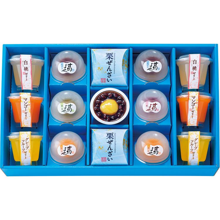 お中元 ギフト 和菓子 葛よせ フルーツゼリー ぜんざい 銀座鈴屋 葛だよりｅ４０ 22 百貨店4 3円 送料無料激安祭