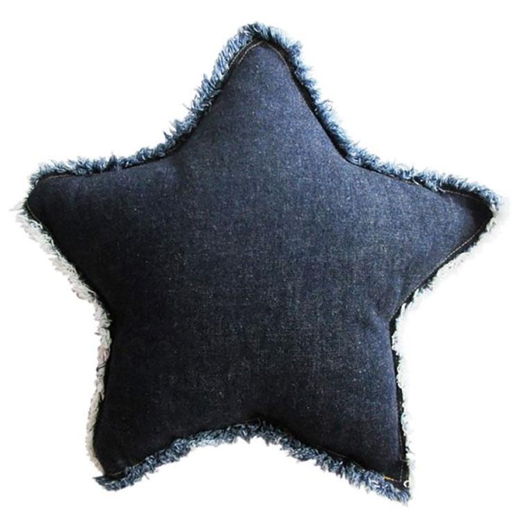 デニム 星型 クッション 岡山 デニムラボ デニムスタークッション ｜7
