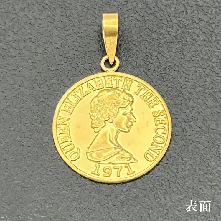 アクセサリー PUREZZA 純金 エリザベス女王メダルペンダント ｜7-10日