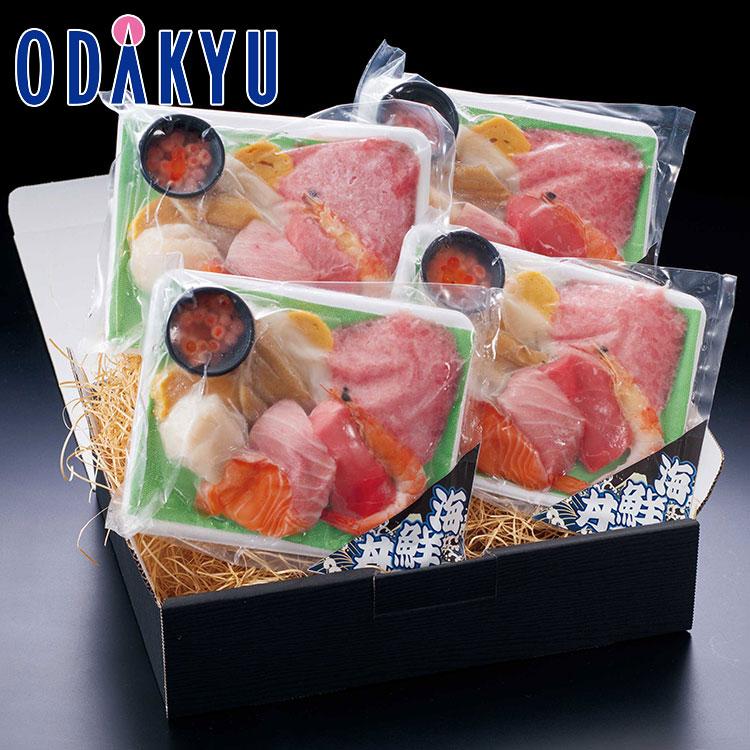 お取り寄せ ごちそう 産地直送 送料無料 ［ せんざん本店 ］ まる浜 10種海鮮丼セット ｜7-10日程度でのお届け※沖縄・離島へは届不可(直) の商品画像