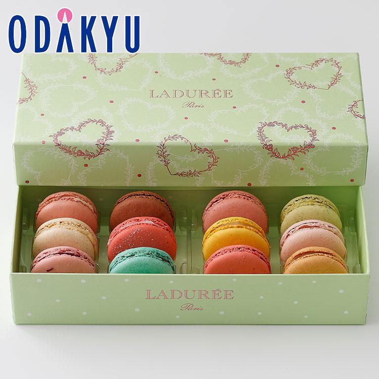 ギフト お菓子 ラデュレ ホワイト・ジャスミン マカロン 12個入り ｜7