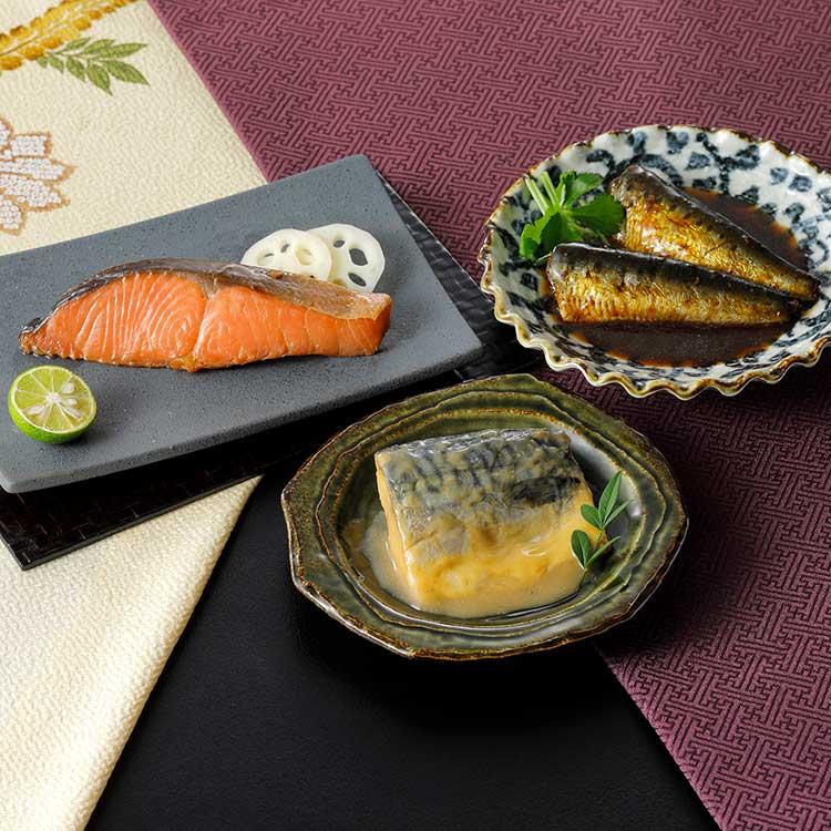 ギフト 送料無料 なだ万厨房 料亭の魚惣菜詰め合せ 10袋 YN-10B　7から10日程度でのお届 沖縄・離島へは届不可 直