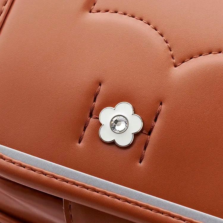 マリークワント MARY QUANT デコレーションミニフラワー ランドセル キャメル　小田急のランドセル 2027 百貨店 送料無料 ６年保証 ラ