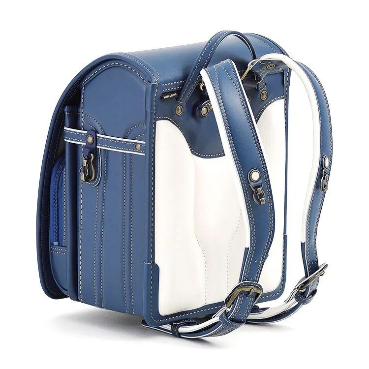 村瀬鞄行 ボルカ グレイッシュランドセル インディゴ 鋲:6ブルー