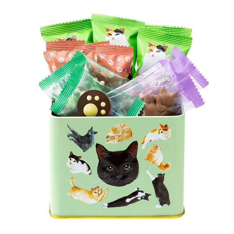 バレンタイン 2026 メリーチョコレート ねこみゃみれ みゃみれ缶