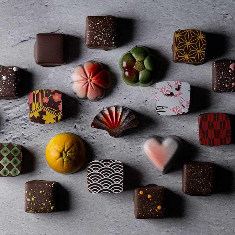 バレンタイン 2026 冷蔵 ショコラトリーサンドグラス 草木つづり 8個