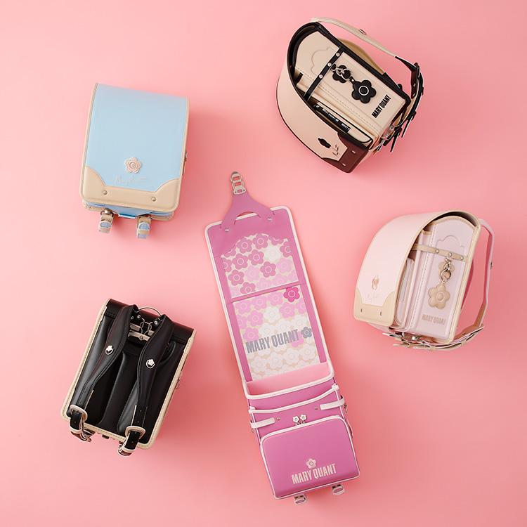 MARY QUANT 樋口鞄工房×マリークワント リトルデイジー ランドセル ワザクラ×ラテ　小田急のランドセル 2027 百貨店 送料無料 ６年保証 ラ