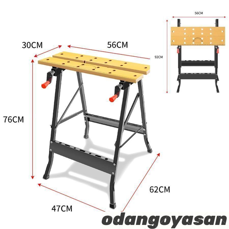 ソーホース 作業台 大工作業台 鋸テーブル 折り畳み 木材 高さ ソーホース 作業台 大工作業台 鋸テーブル 折り畳み 木材 高さ