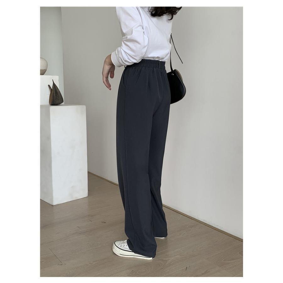 ボ パンツ センタープレス セットアップ 美脚 通勤 レディース ボ パンツ センタープレス セットアップ 美脚 通勤 レディース