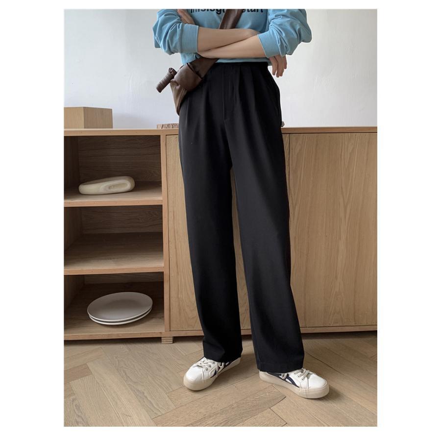 ボ パンツ センタープレス セットアップ 美脚 通勤 レディース ボ パンツ センタープレス セットアップ 美脚 通勤 レディース