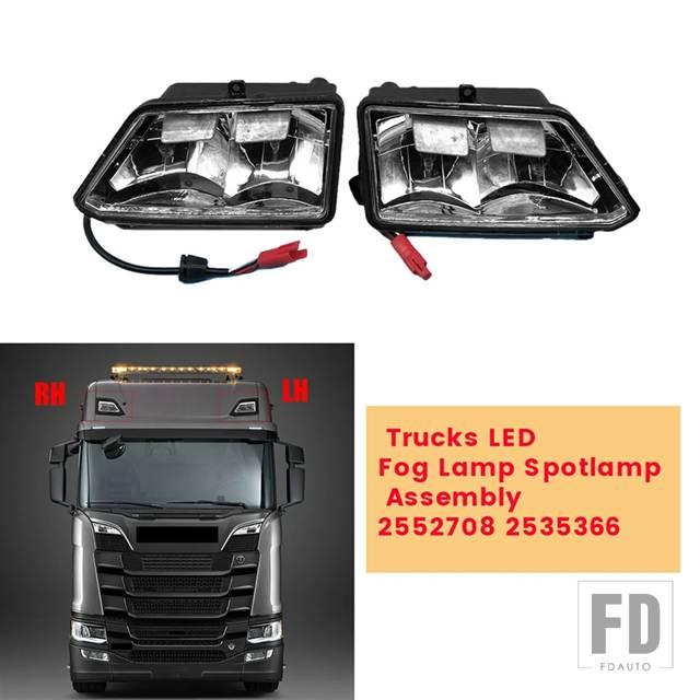 【並行輸入品】2552708 2535366 スカニア トラック 24V LED フォグランプ 1ペア スポットライト アセンブリ : 自動車 ...