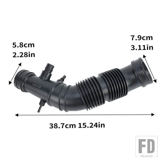 【並行輸入品】クリーンエアダクト吸気パイプエアフィルターホース ジープコンパス用 フィアット500X 2015-2018 ABS交換用 ...
