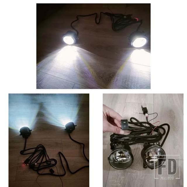 Anti Brouillard Led Peugeot 107 APNWVFO Phare Antibrouillard Pour 207 307 3008 407 607 301 206 308 408 2008 4007 4008 5008 Pour Voyageur LED Antibrouillard 8000LM Feux Antibrouillard(Yellow Phare V16 Peugeot 307