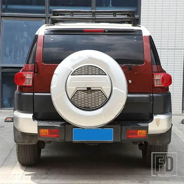 並行輸入品】トヨタ FJ クルーザー 2007-2021 スペアタイヤカバー装飾