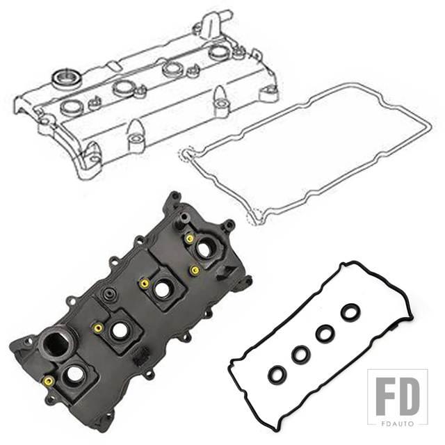 【並行輸入品】日産 アルティマローグセントラ 2.5L DOHC QR25DE L4 自動交換エンジンカバーガスケットセット 2007 ...