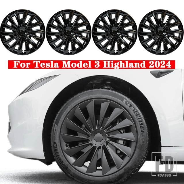 並行輸入品】テスラ モデル3 ハイランド 2024 ホイールキャップ 4個 18