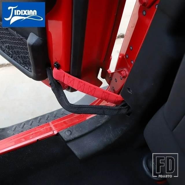 並行輸入品】ジープ 車ドアリミットストラップ ロープ リミッター