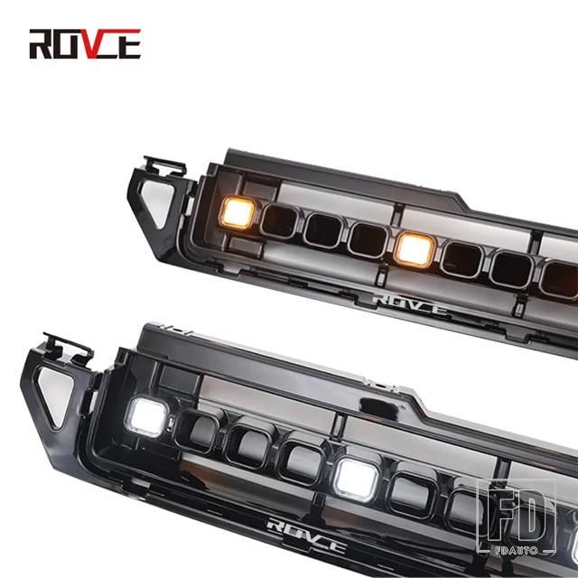 並行輸入品 ランドローバー 換気グリル フロントバンパーグリル LED