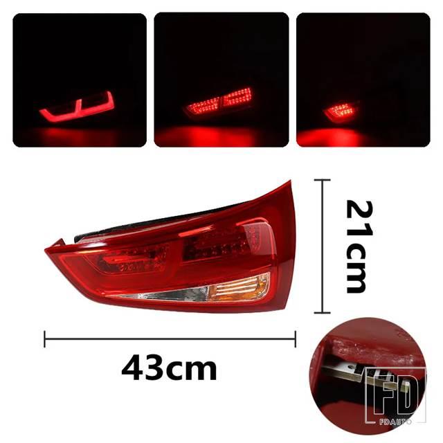 並行輸入品 アウディ A1 2010-14 LEDテールライトハザードブレーキ