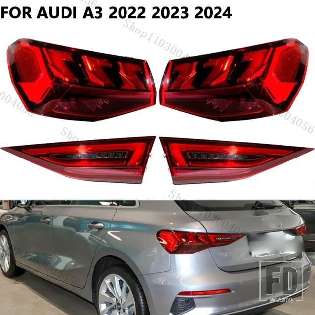 並行輸入品 セダン アウディ A3 2022-2024 LED リアテールライト