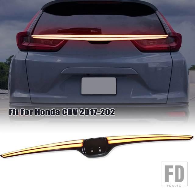 並行輸入品 ホンダCRV CR-V 2017-2022グロスブラックLEDリアドア
