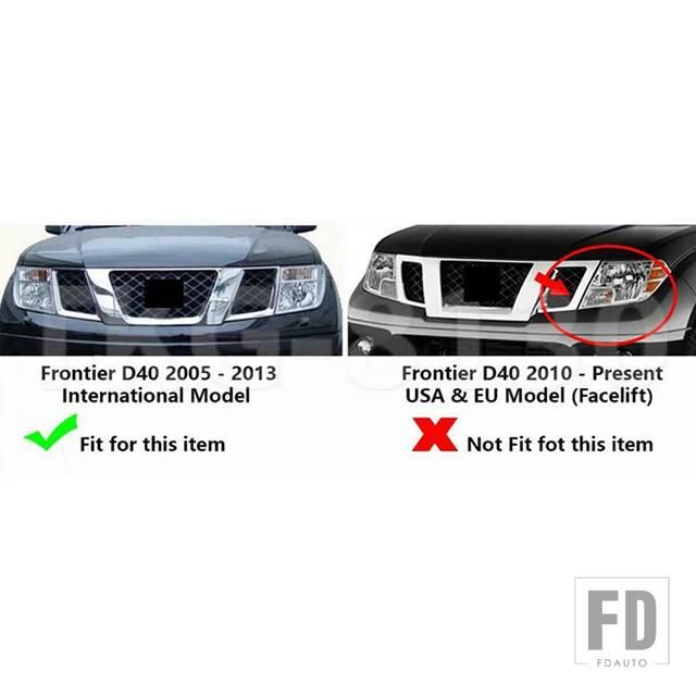 並行輸入品 日産フロンティアナバラD40 2006-2013ヘッドライトランプ