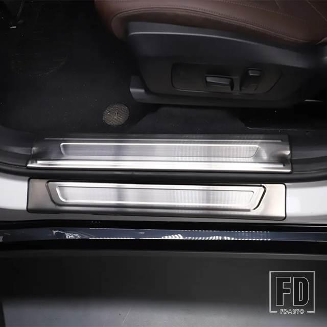並行輸入品】BMW X1 U11 2023-2024ステンレス製車内外装ドアドアシル