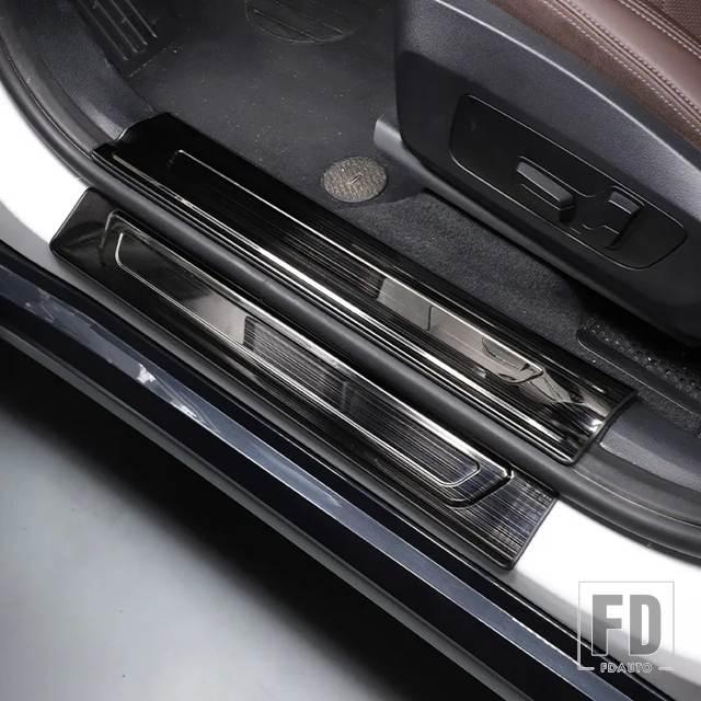 並行輸入品】BMW X1 U11 2023-2024ステンレス製車内外装ドアドアシル
