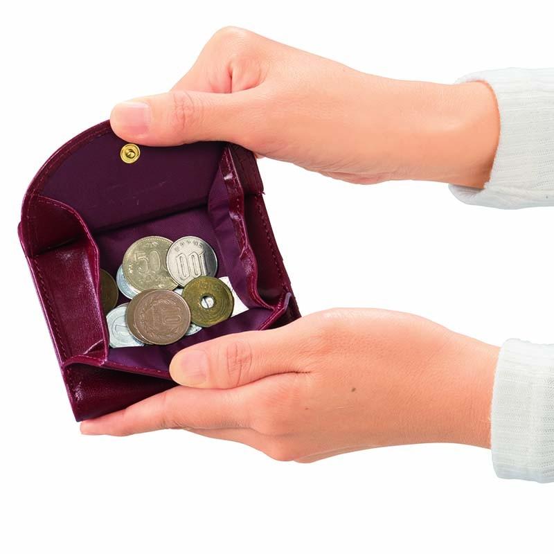 イタリア製牛革コンパクト財布 ミニ財布 小さい財布 本革 メンズ