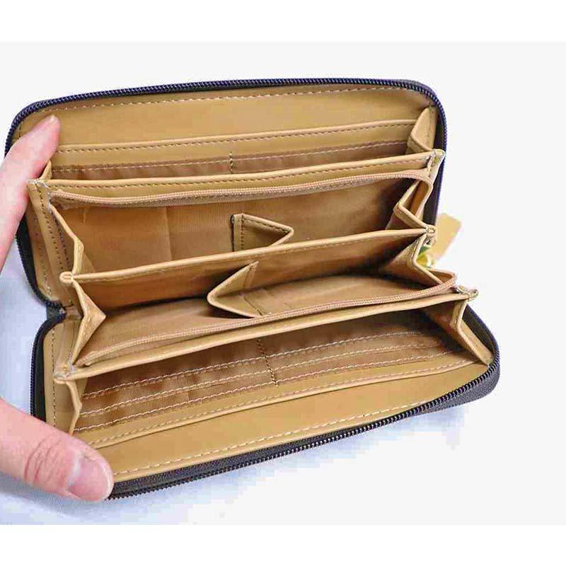 長 財布 レディース コイン 分けられる 4つに ブラウン ピンク ルイ