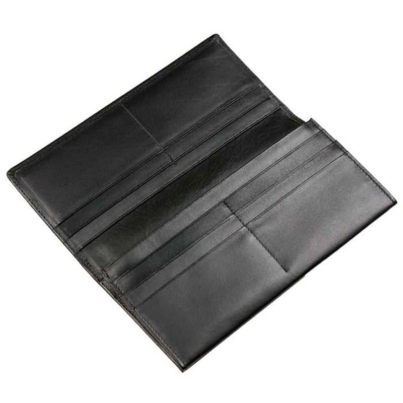 本革　高品質　財布　長財布 ブラック　黒　シンプル　牛皮 8159_img1.jpg