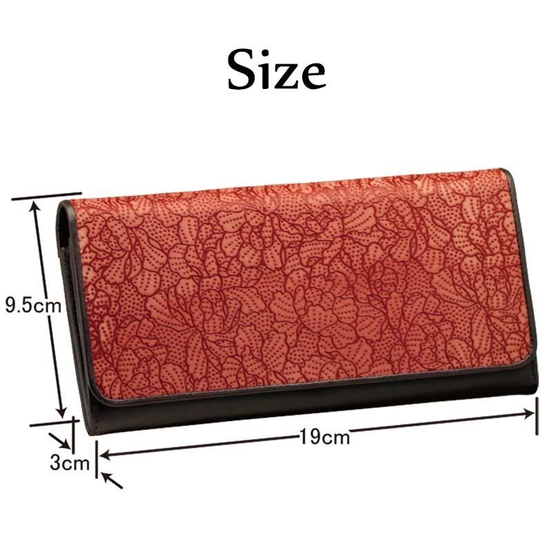 印伝 長財布 レディース 財布 お財布 可愛い 革財布 本革 薄い 人気 和