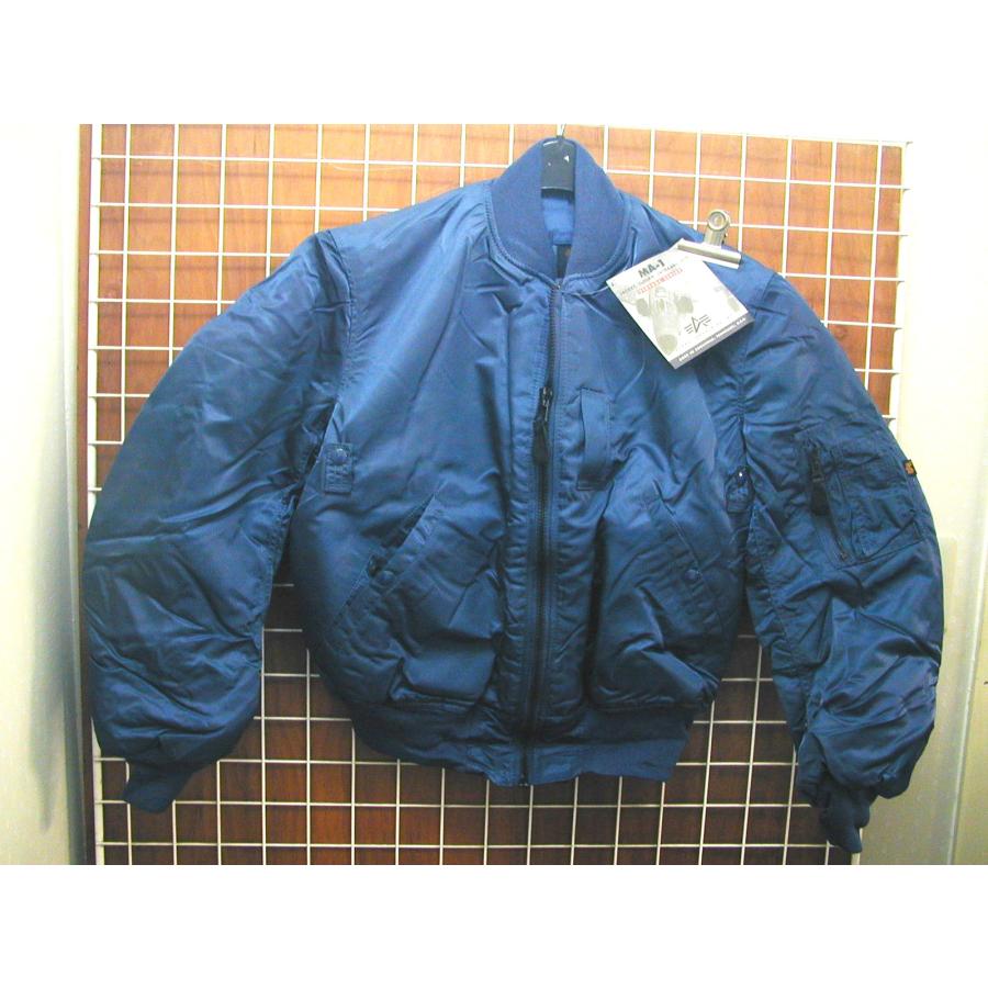 ALPHA VINTAGE ブルーMA-1 サイズ：S Made in USA : OutDoor CLUB