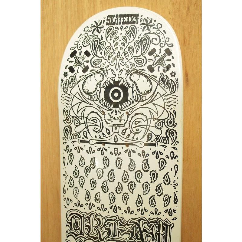 DRM1K (ドリセン,デッキ) POOL SKULL 8.5 white : ODDBALL SKATE&SNOW